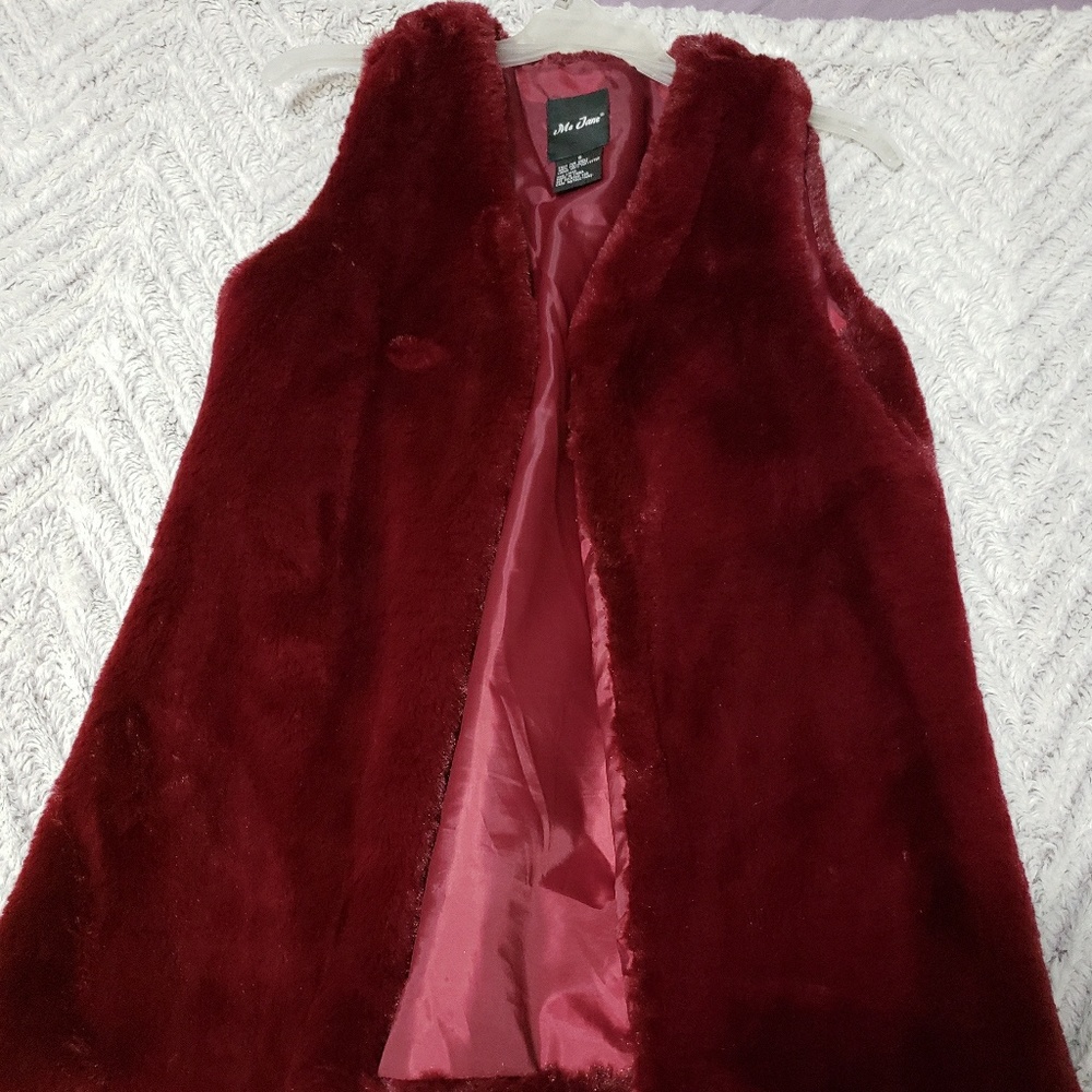 Faux fur vest
